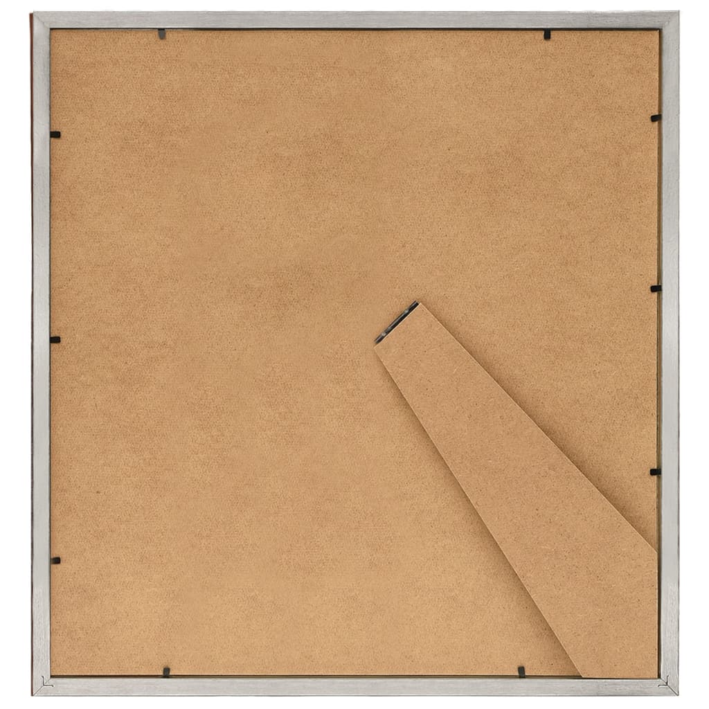 10 db ezüstszínű MDF asztali fényképkeret 20 x 20 cm