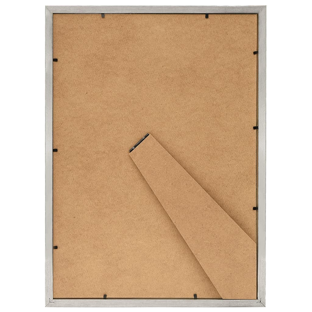 10 db ezüstszínű MDF asztali fényképkeret 20 x 25 cm