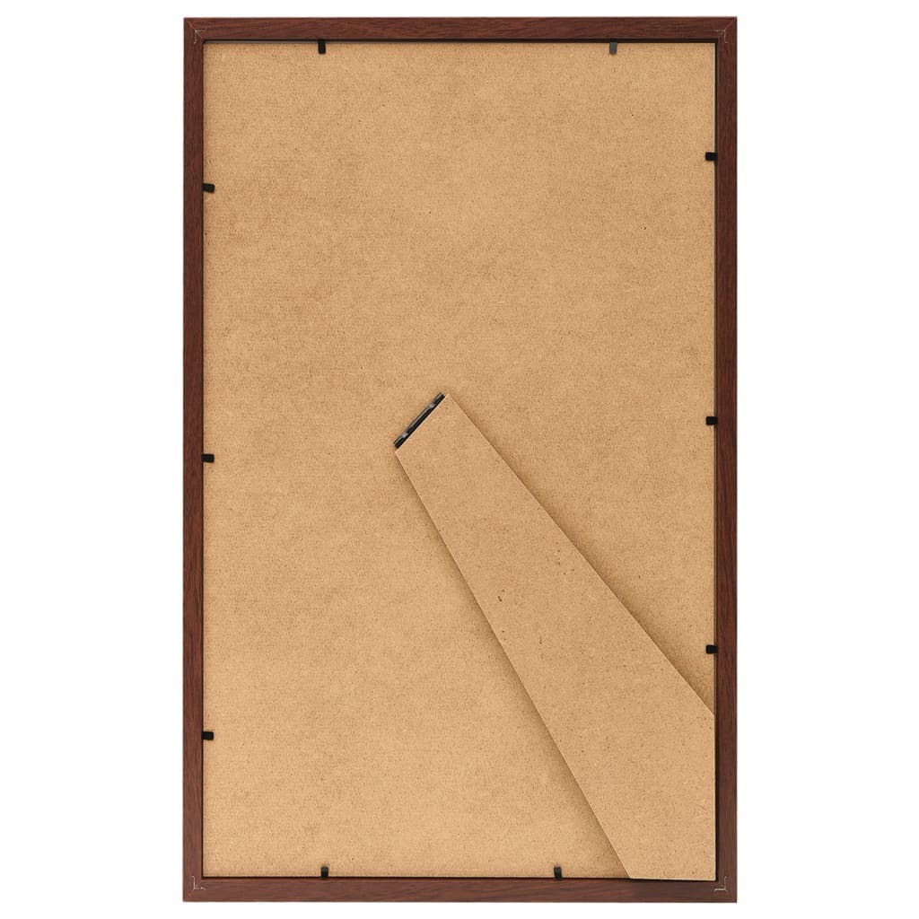 10 db barna MDF asztali fényképkeret 13 x 18 cm