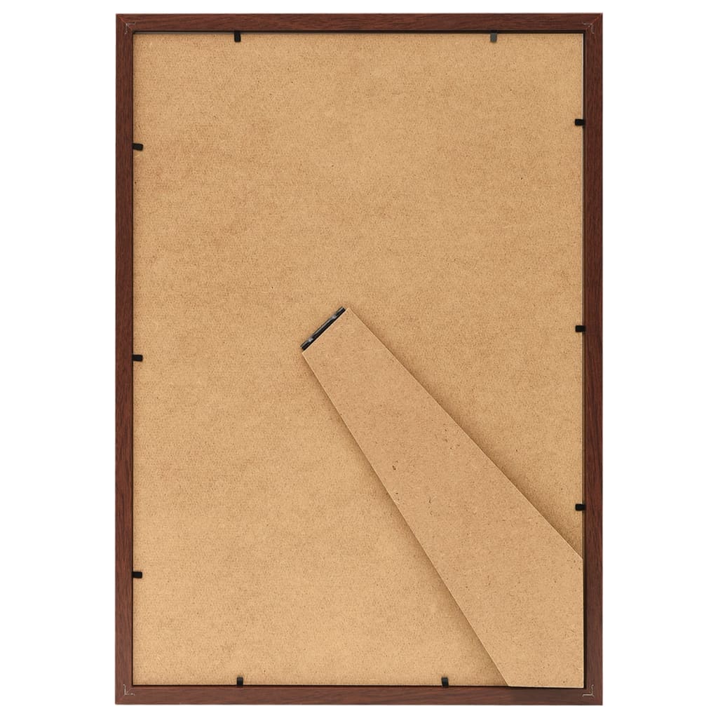 10 db barna MDF asztali fényképkeret 15 x 21 cm