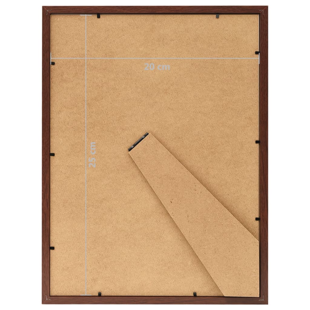 10 db barna MDF asztali fényképkeret 20 x 25 cm