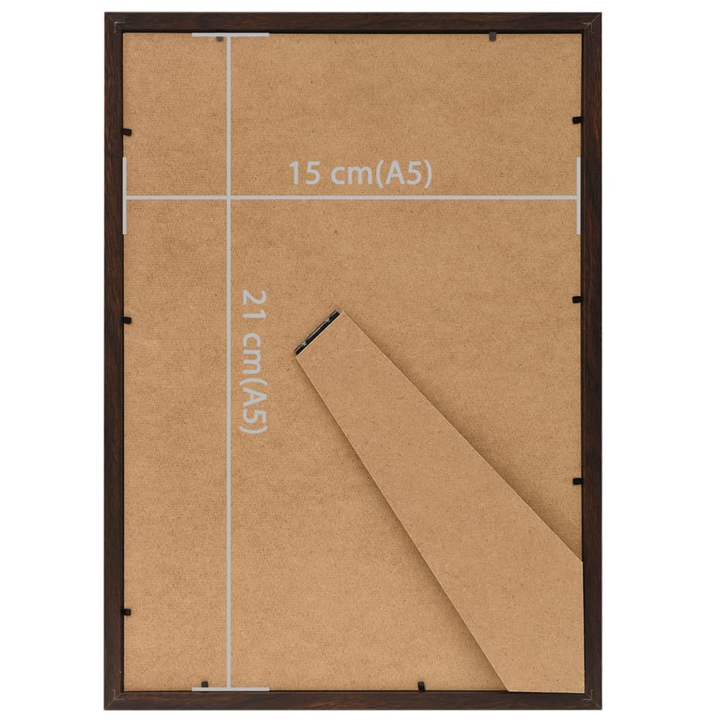 10 db fekete MDF asztali fényképkeret 15 x 21 cm