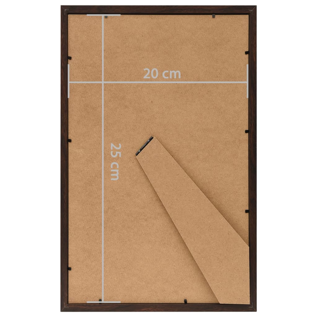 10 db fekete MDF asztali fényképkeret 20 x 25 cm