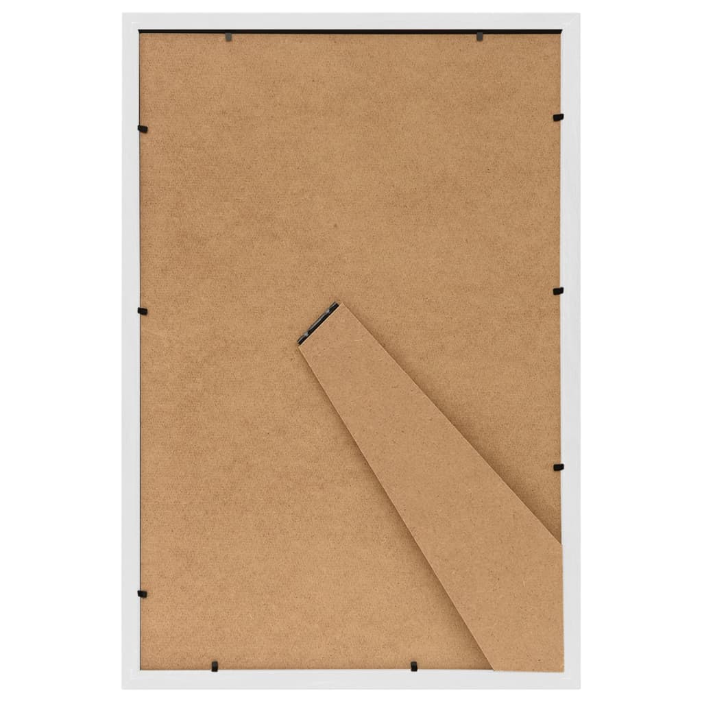 10 db fehér MDF asztali fényképkeret 10 x 15 cm