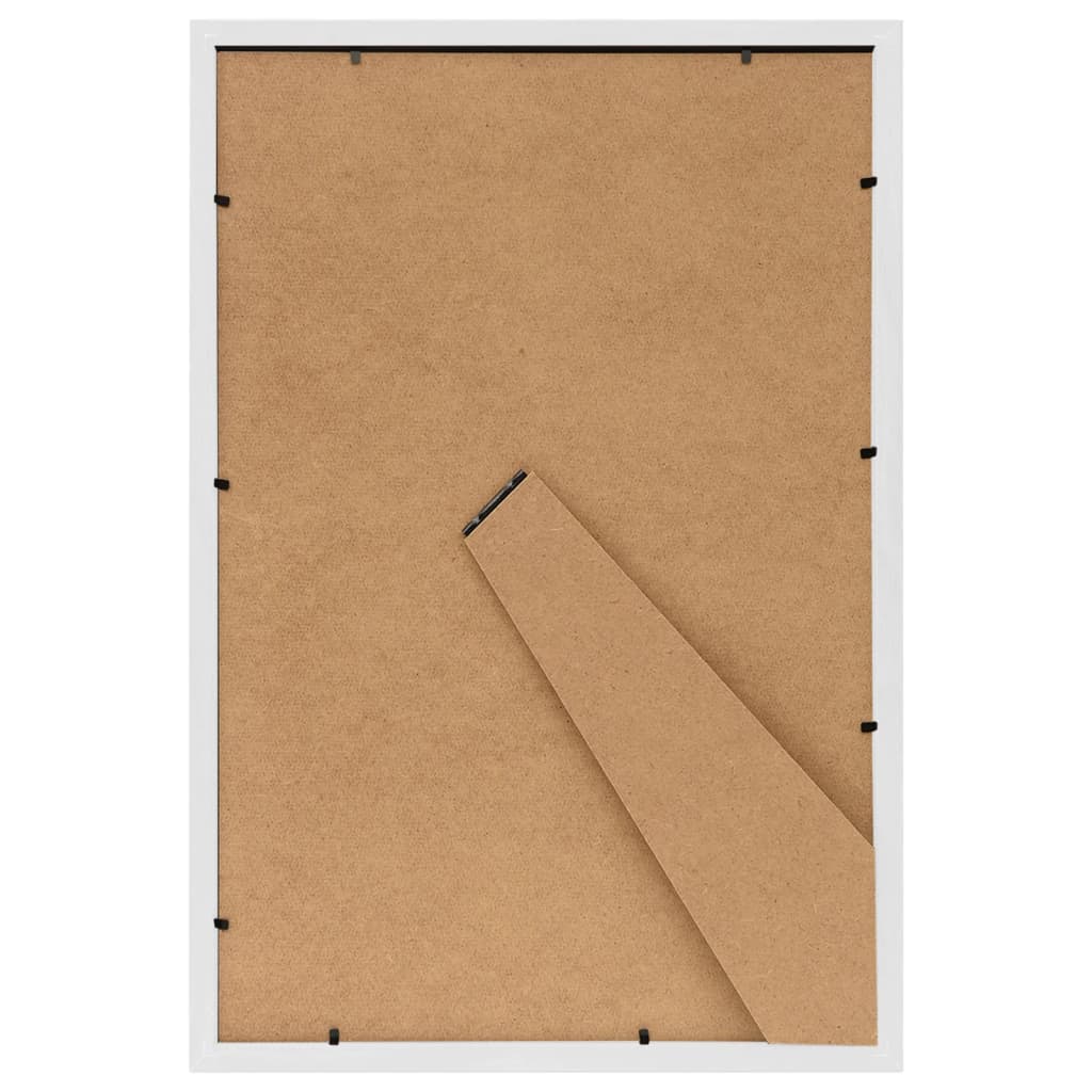 10 db fehér MDF asztali fényképkeret 13 x 18 cm