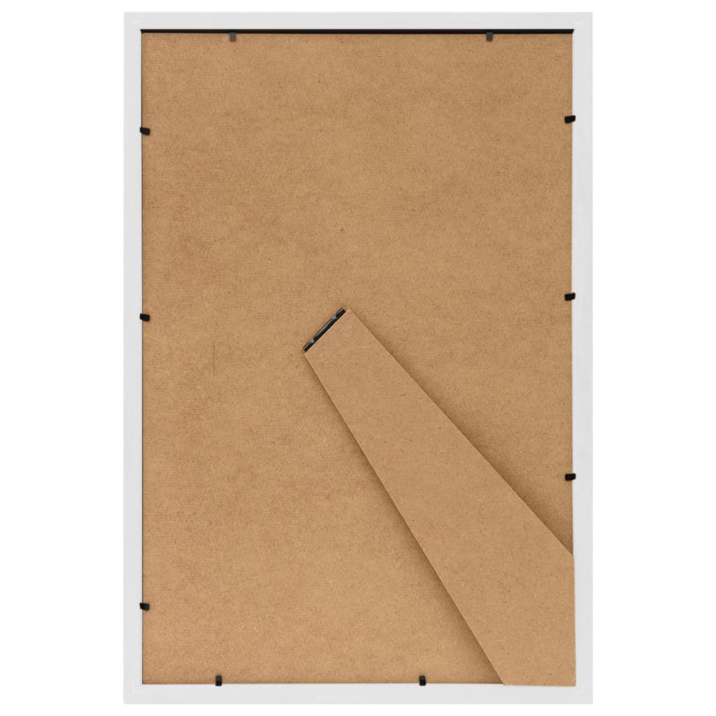 10 db fehér MDF asztali fényképkeret 20 x 25 cm