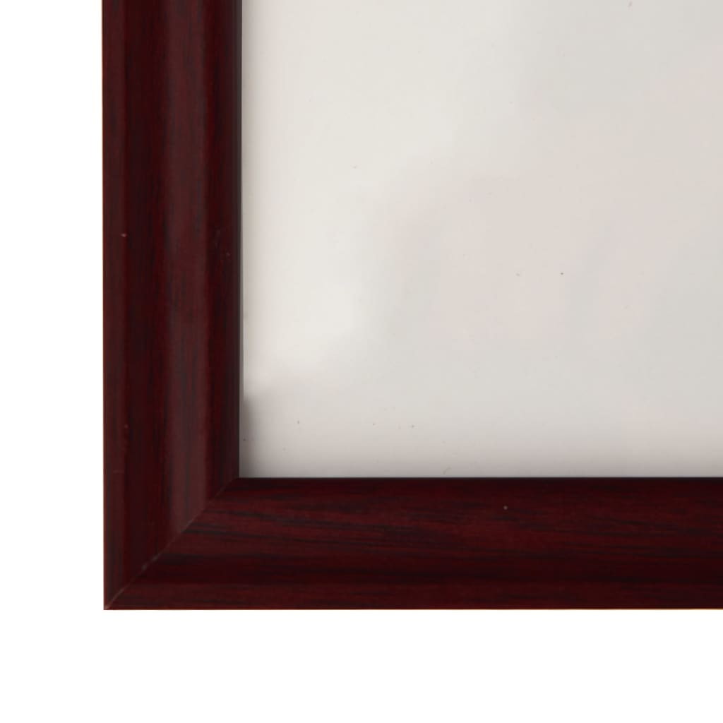 10 db vörös MDF fali/asztali fényképkeret 18 x 24 cm
