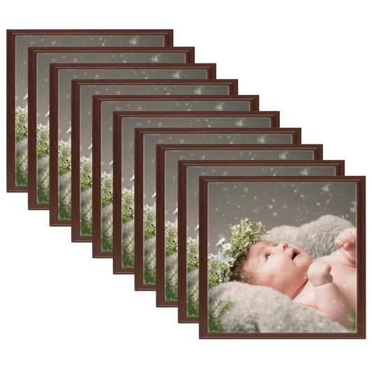 10 db sötétpiros asztali fényképkeret 20 x 20 cm