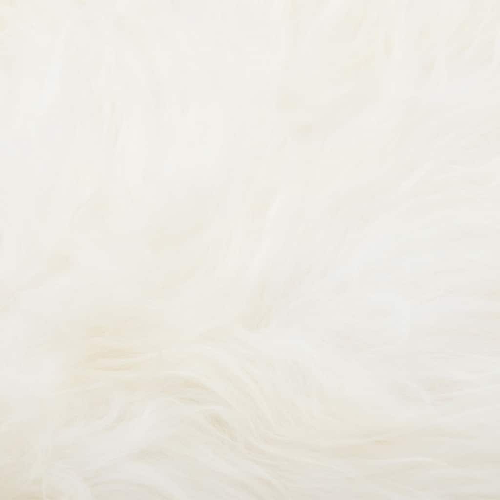 krémszínű izlandi báránybőr székhuzat 70 x 110 cm