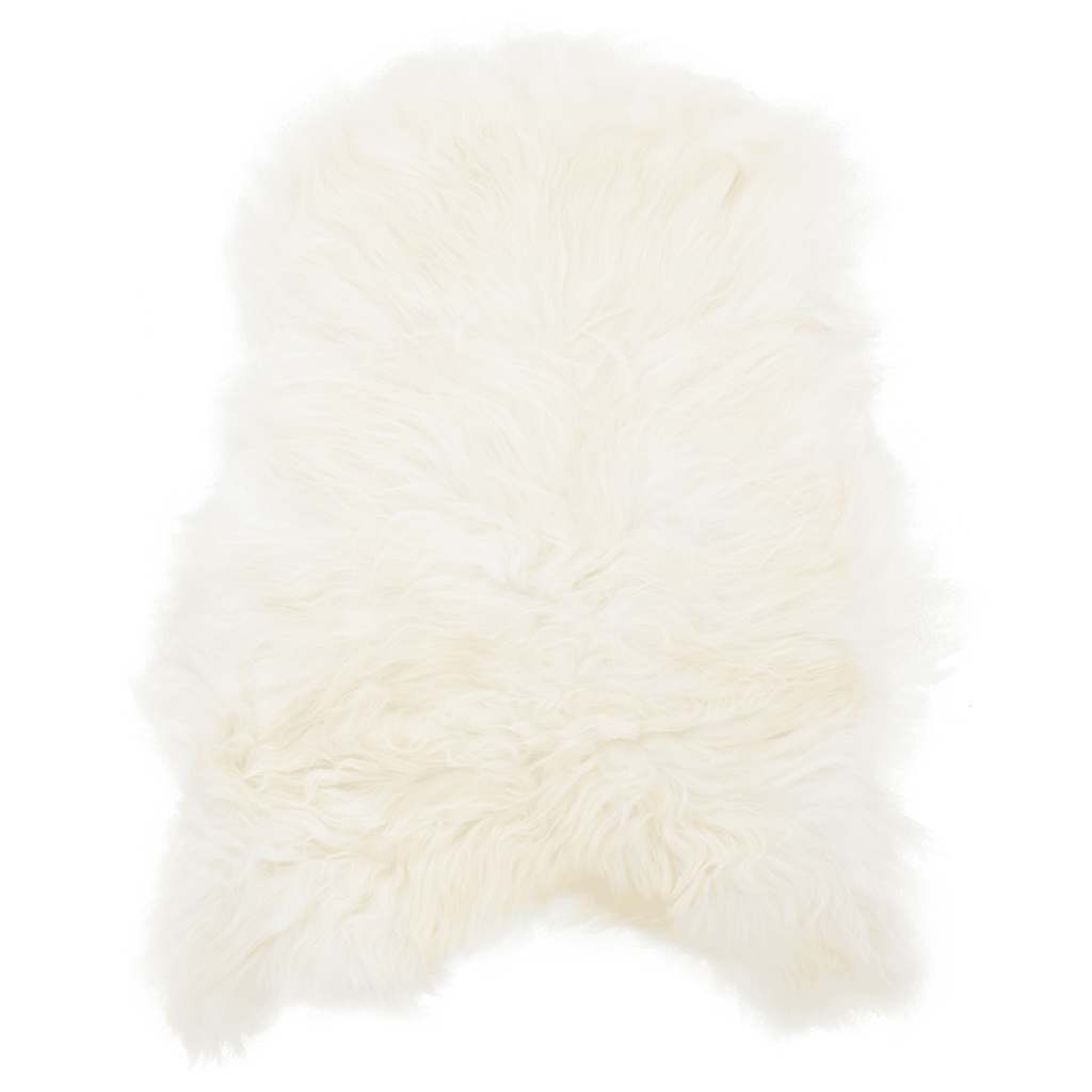 krémszínű izlandi báránybőr székhuzat 70 x 110 cm