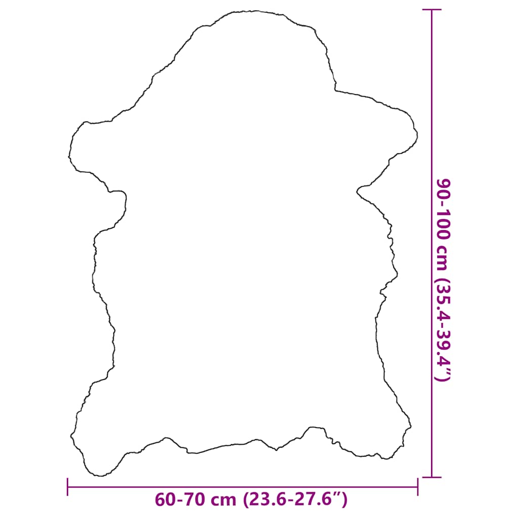 krémszínű báránybőr (60-70) x (90-100) cm