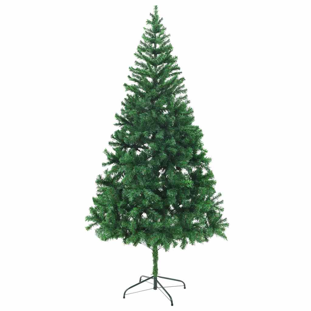 megvilágított műkarácsonyfa 910 ággal gömb szettel 210 cm