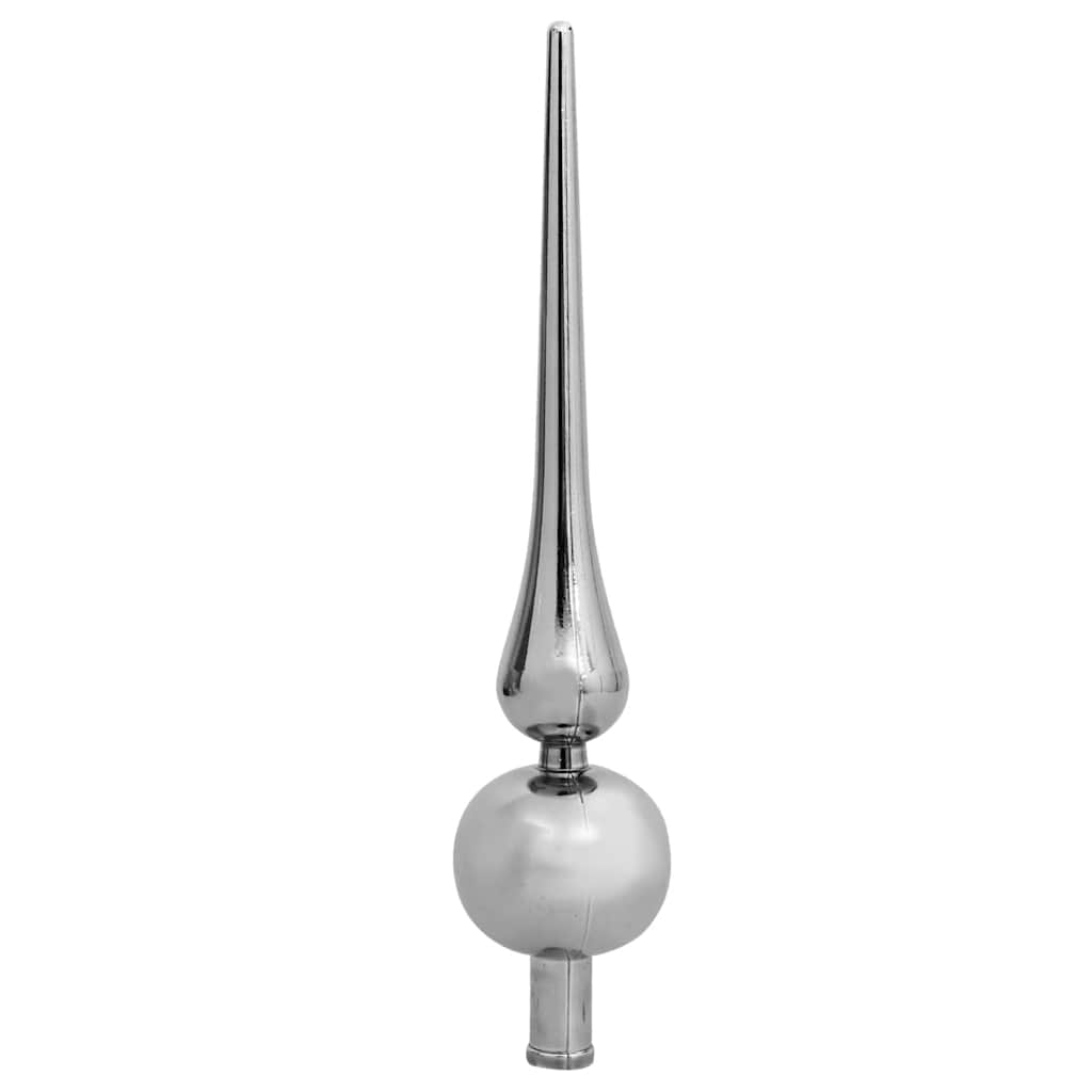 zúzmarás megvilágított karácsonyfa gömb szettel/tobozzal 150 cm