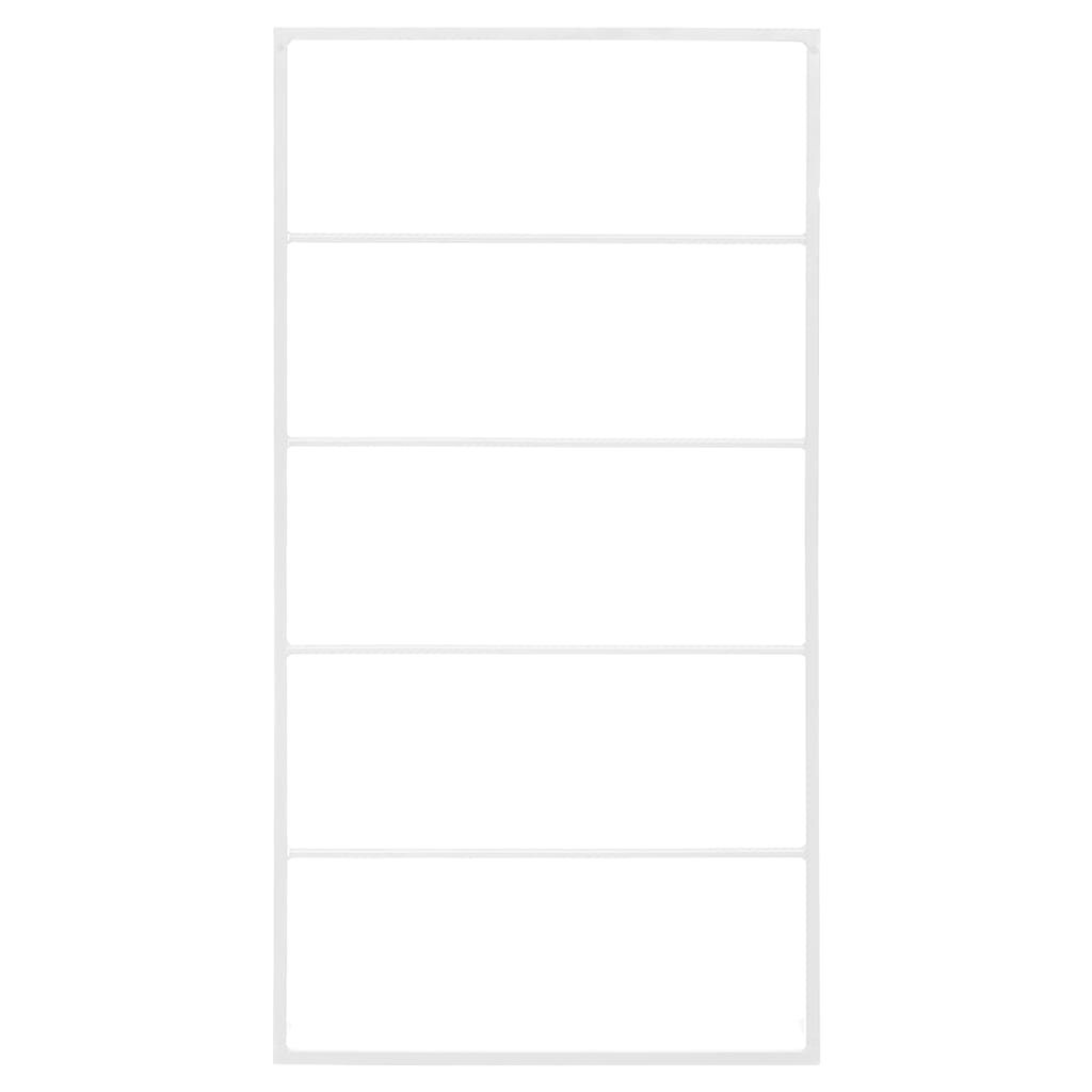 fehér acél törölközőtartó 60 x 10 x 116 cm