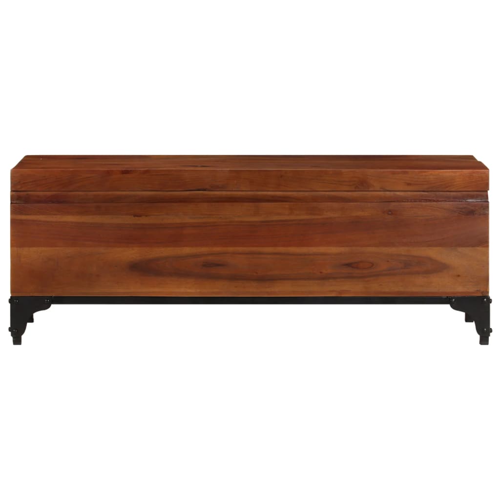 tömör akácfa tárolóláda 110 x 35 x 41 cm