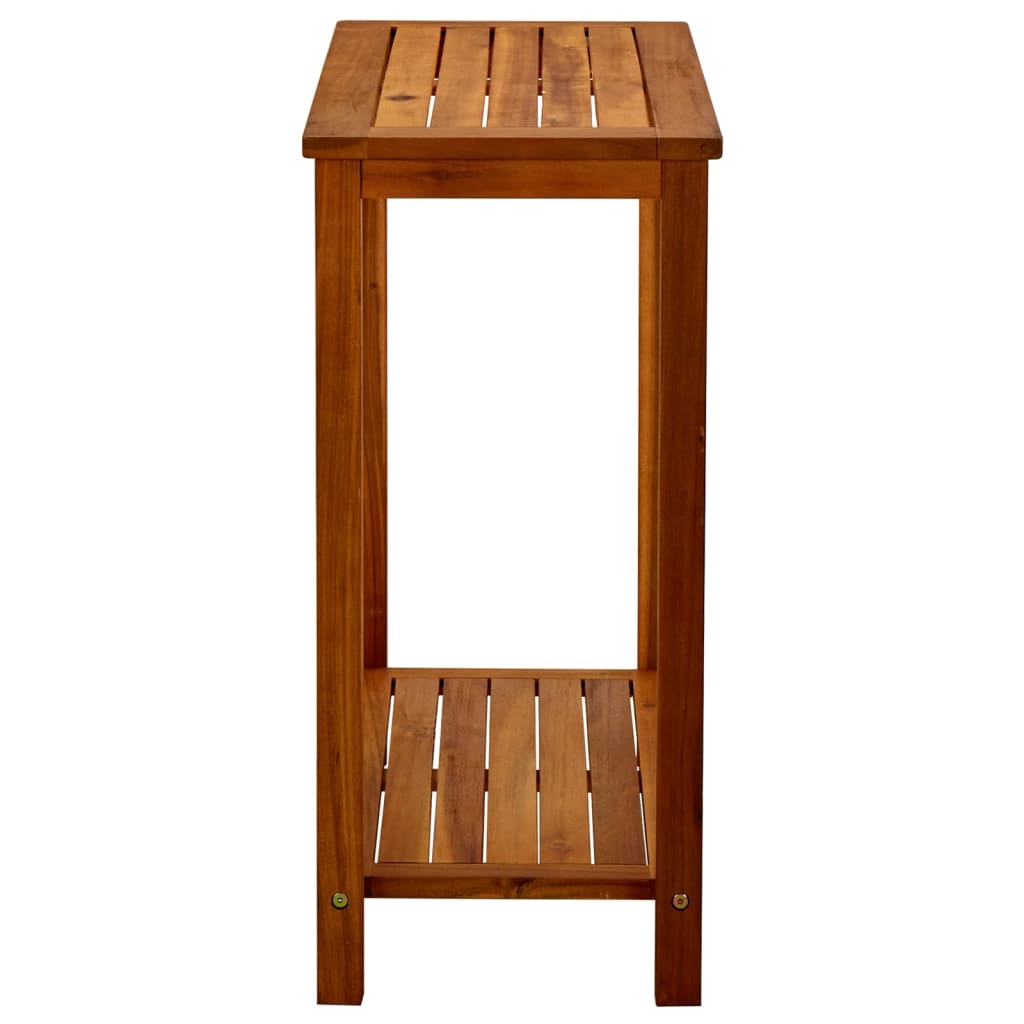 tömör akácfa kerti tálalóasztal 80 x 35 x 75 cm