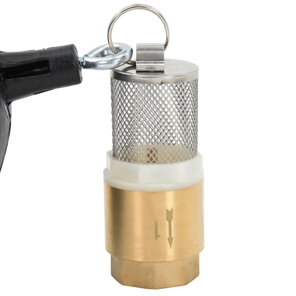 zöld PVC szívótömlő sárgaréz csatlakozókkal 1,1" 15 m