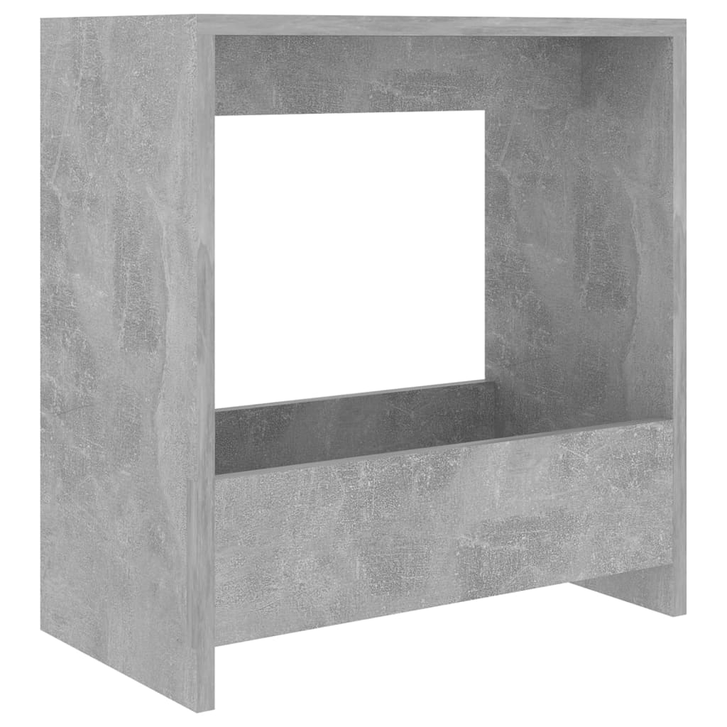 betonszürke forgácslap kisasztal 50 x 26 x 50 cm