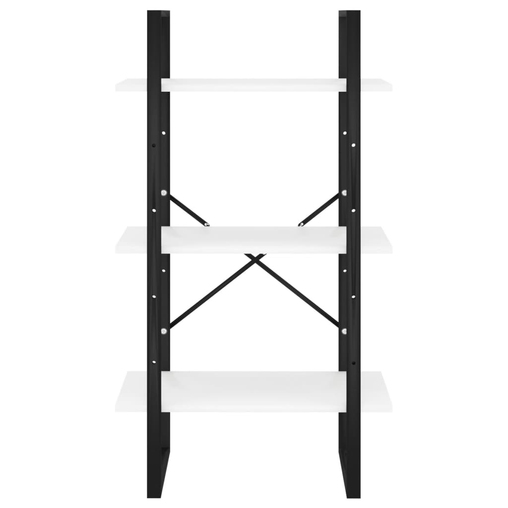 fehér forgácslap tárolópolc 60 x 30 x 105 cm