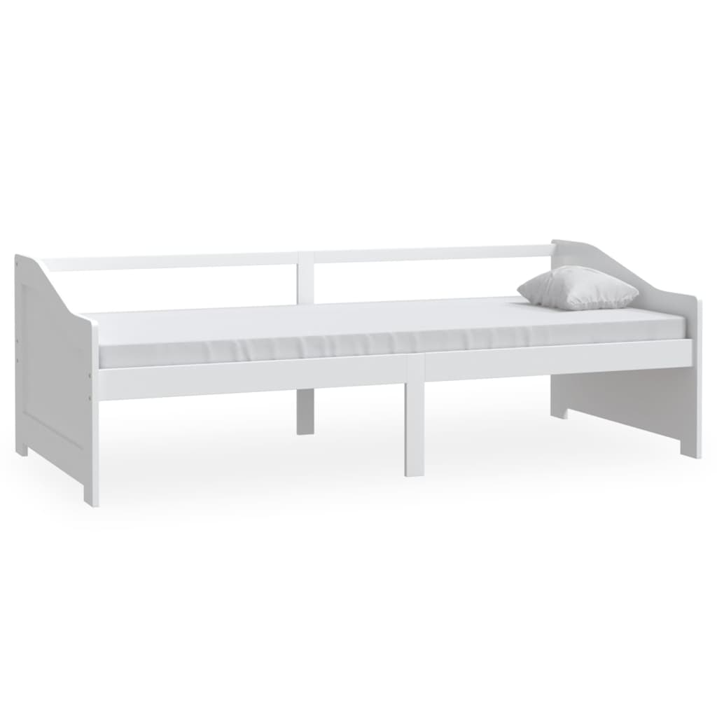 fehér 3 személyes tömör fenyőfa kanapéágy 90 x 200 cm