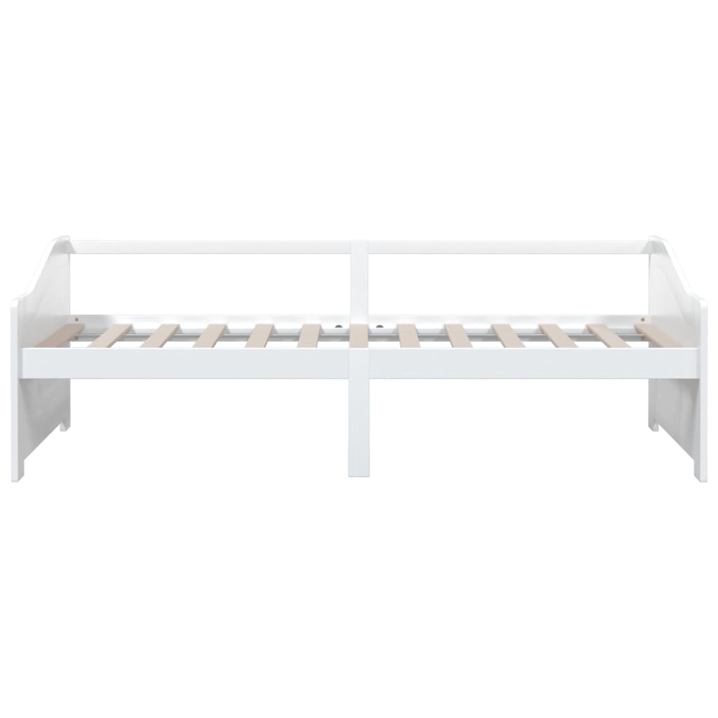 fehér 3 személyes tömör fenyőfa kanapéágy 90 x 200 cm