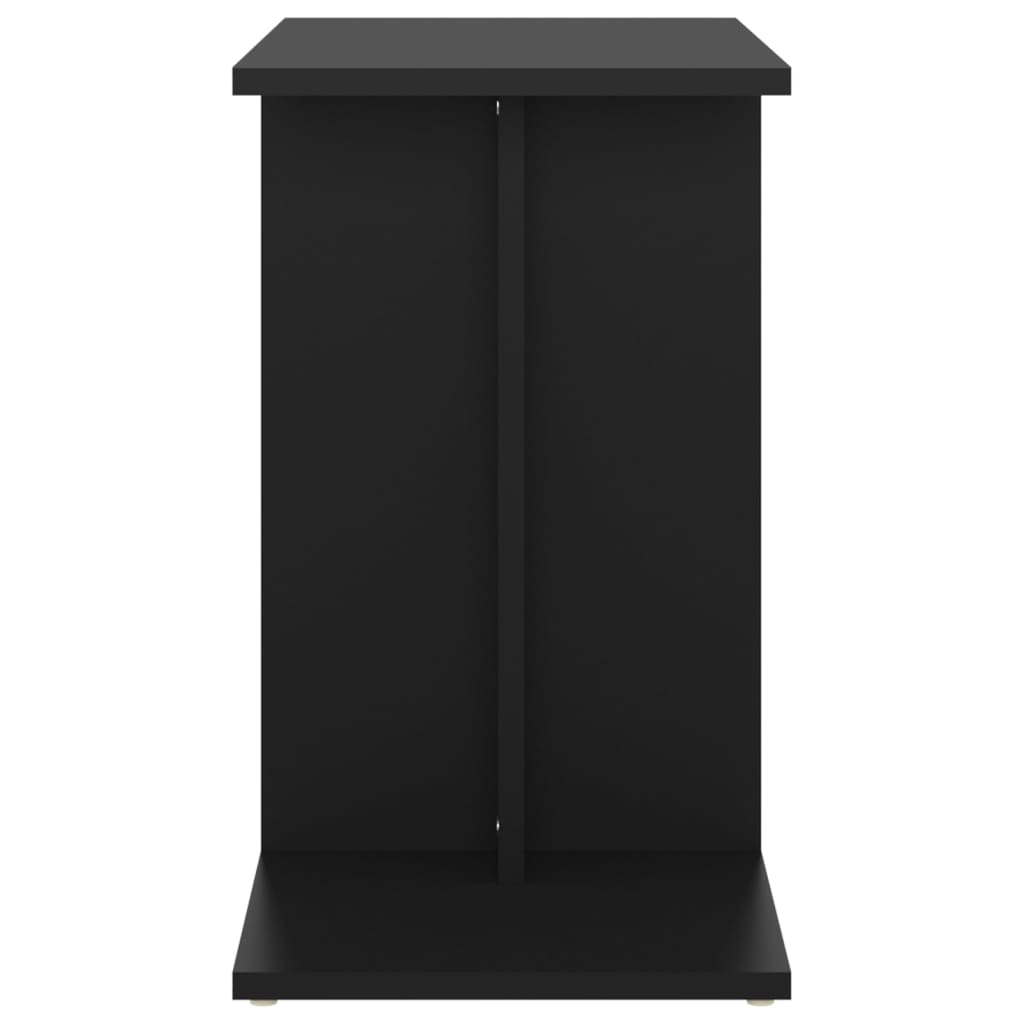 fekete szerelt fa kisasztal 50 x 30 x 50 cm