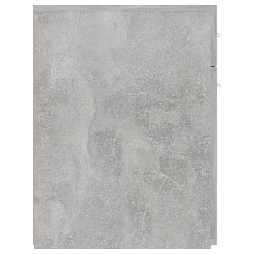 betonszürke szerelt fa patikaszekrény 20 x 45,5 x 60 cm