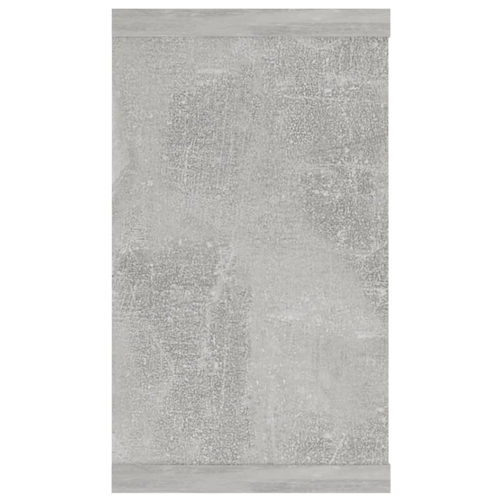 4 db betonszürke szerelt fa fali kockapolc 80 x 15 x 26,5 cm