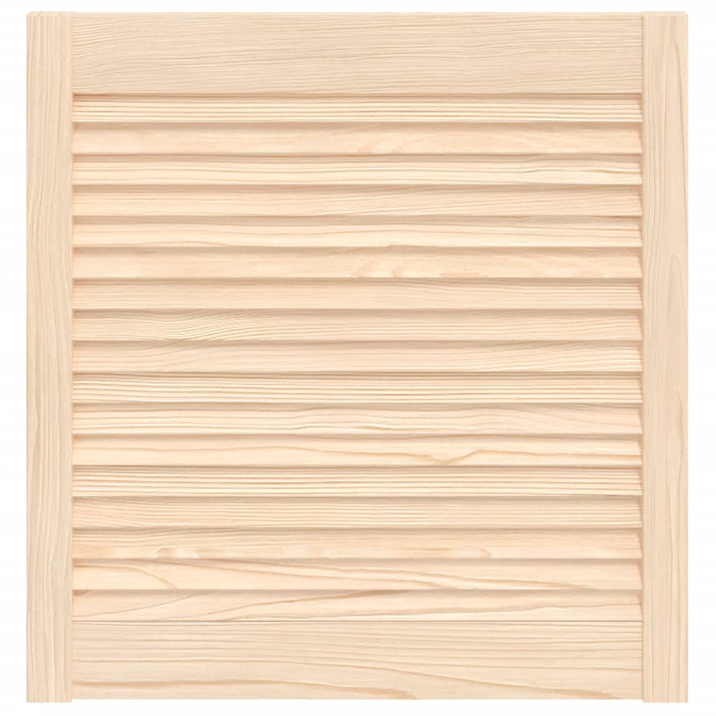 tömör fenyőfa lamellás szekrényajtó 61,5 x 59,4 cm