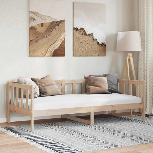tömör fenyőfa kanapéágy 90 x 200 cm