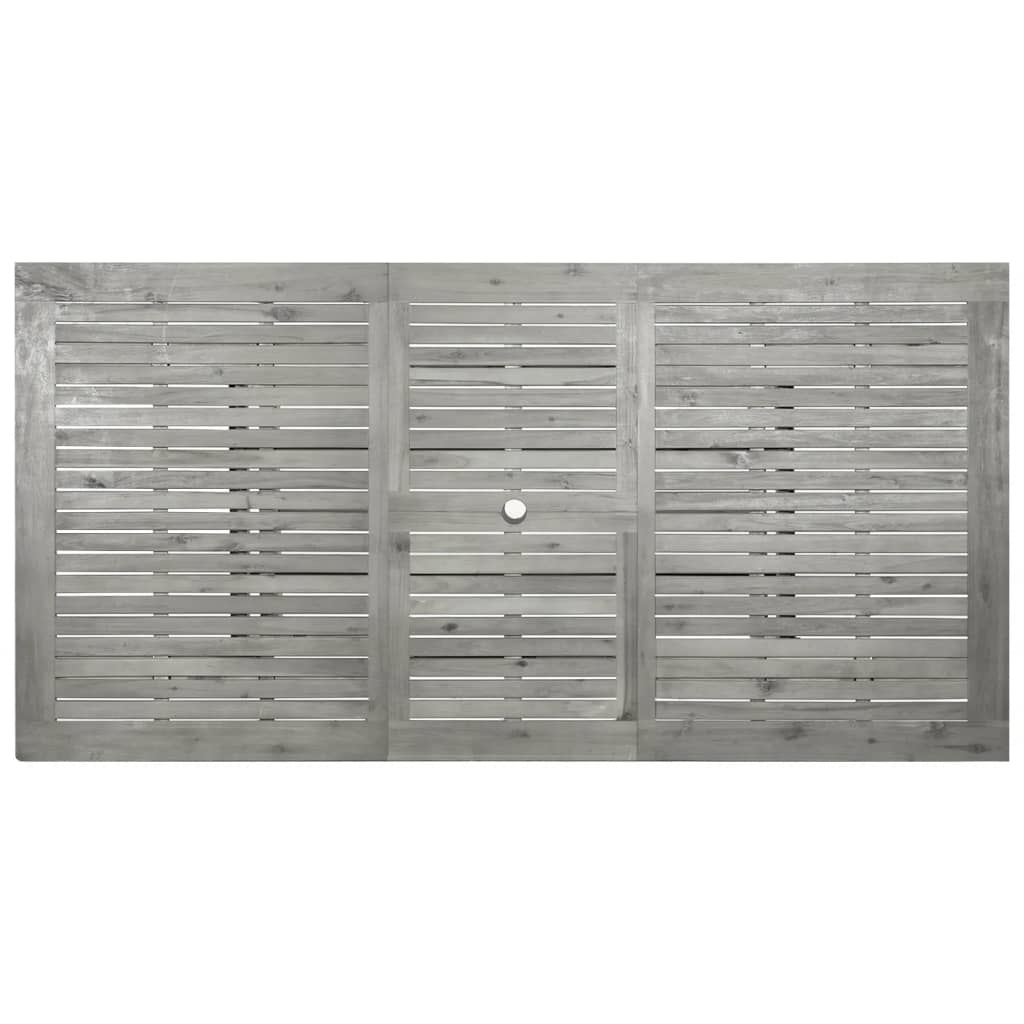 tömör akácfa kerti étkezőasztal (150-200) x 100 x 75 cm