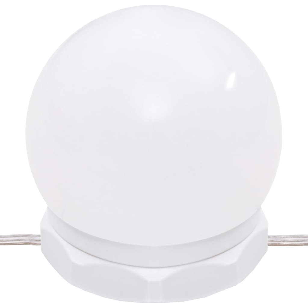 betonszürke tükrös szekrény LED-ekkel 60 x 31,5 x 62 cm
