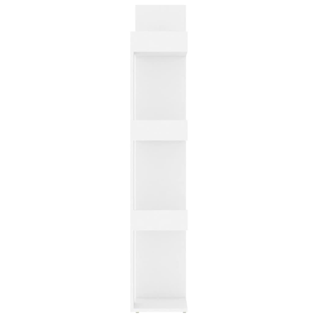 fehér szerelt fa könyvszekrény 86 x 25,5 x 140 cm