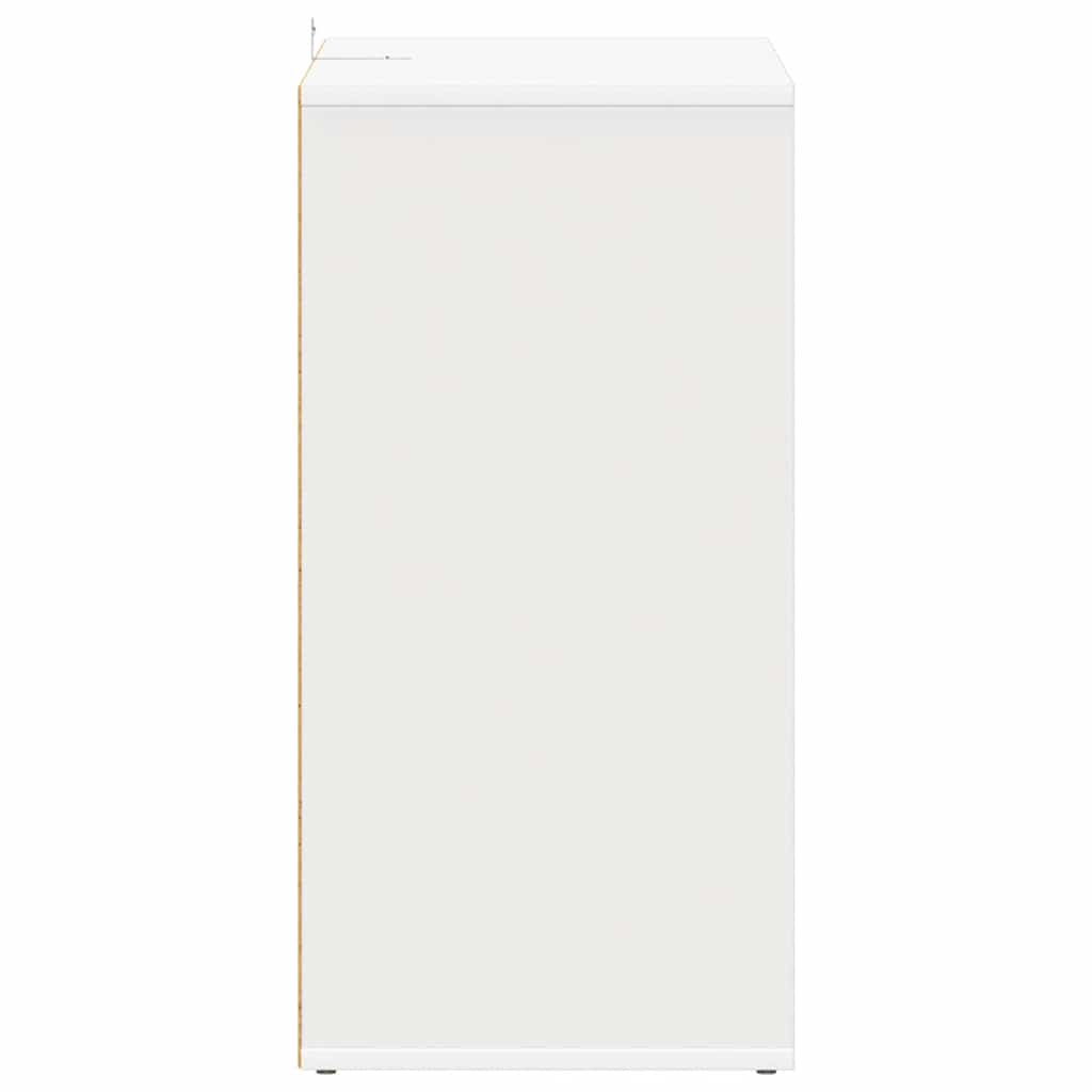 vidaX fehér szerelt fa cipősszekrény 60 x 35 x 70 cm