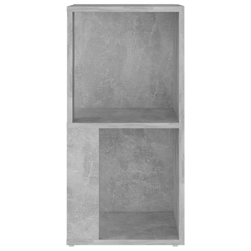 betonszürke szerelt fa sarokszekrény 33 x 33 x 67 cm