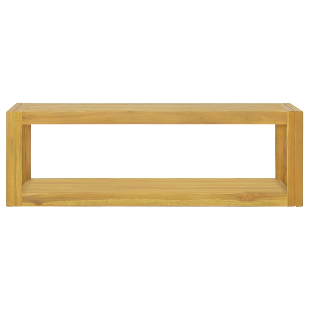 tömör tíkfa falra szerelhető fürdőszobaszekrény 110x45x35 cm