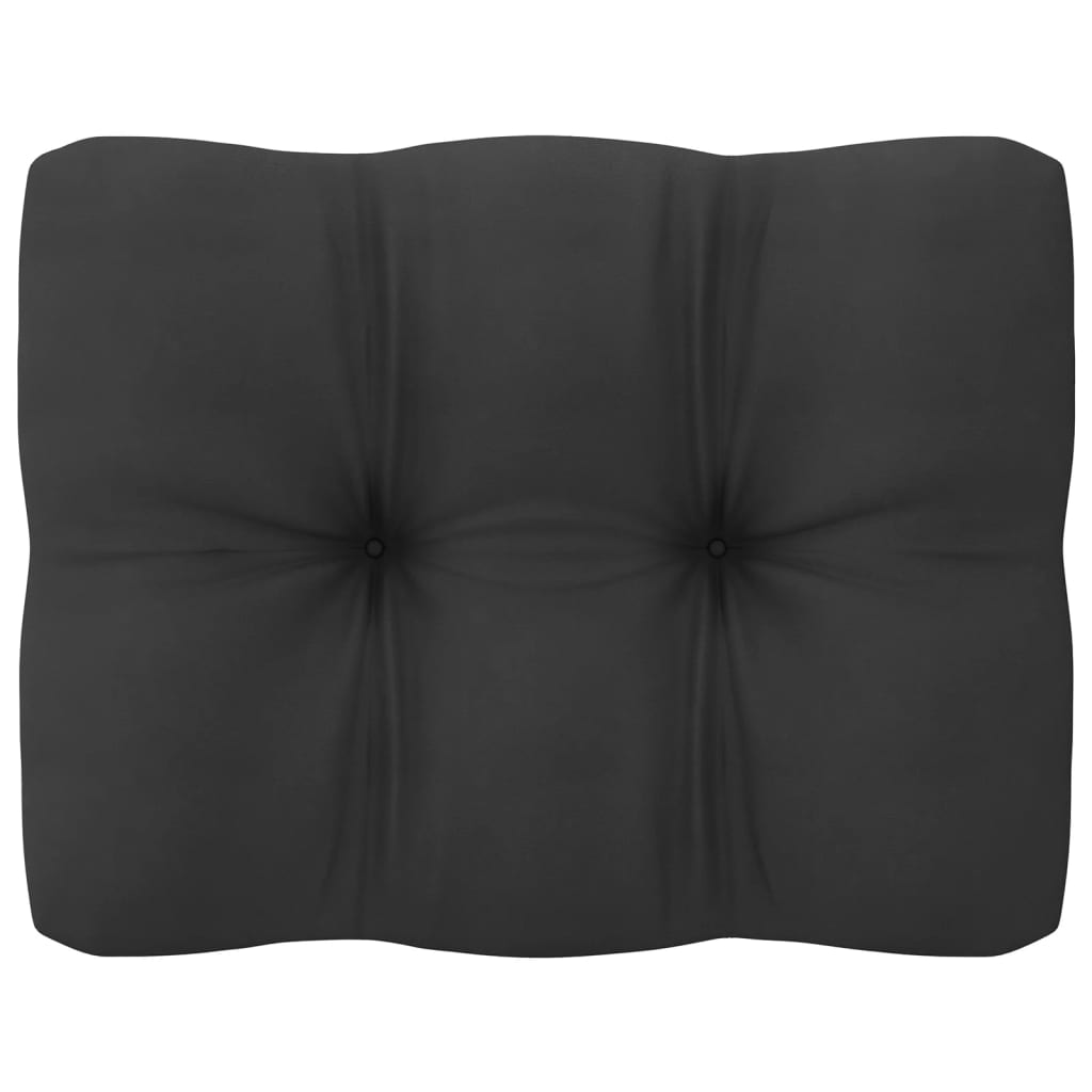 8 részes tömör fenyőfa kerti ülőgarnitúra párnákkal