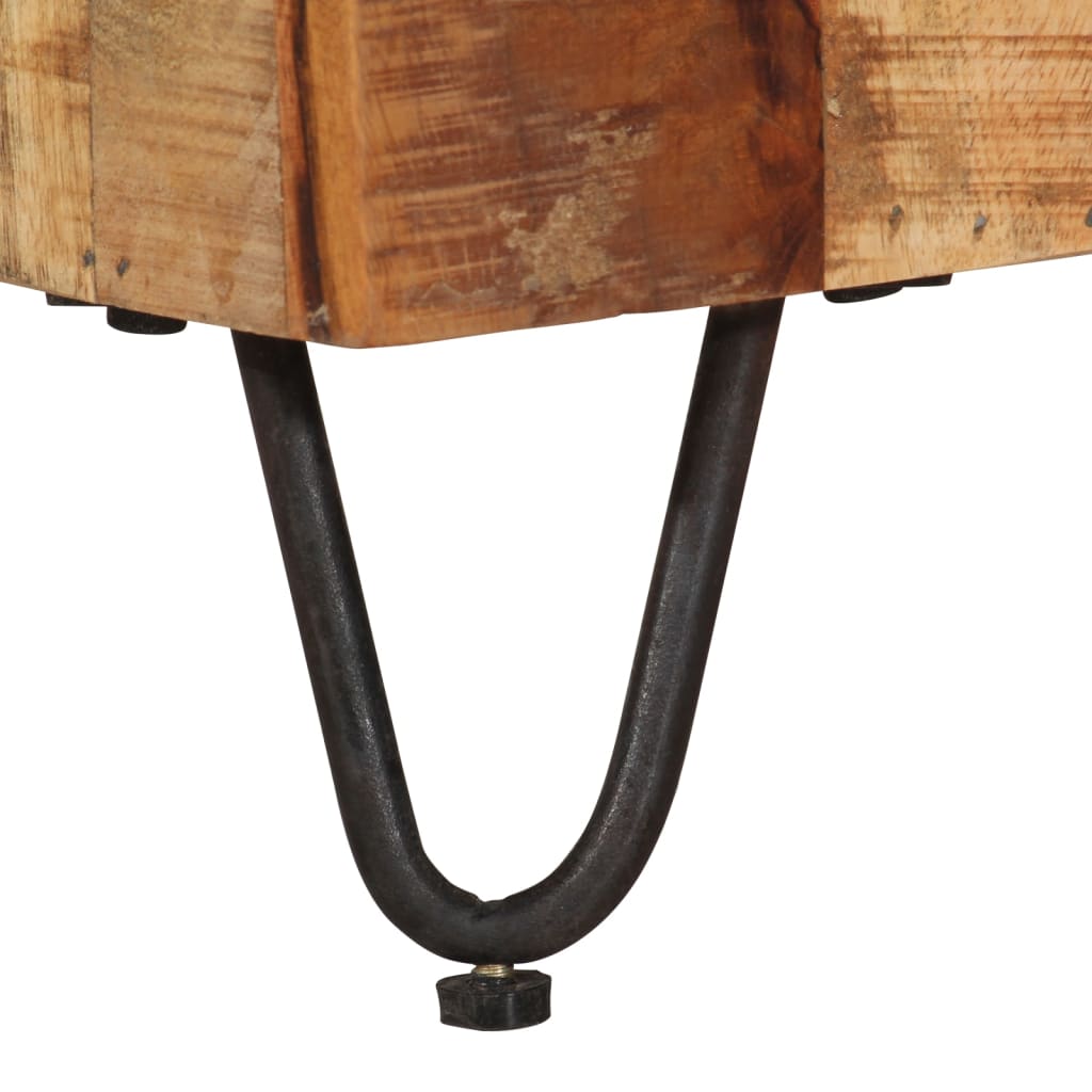 tömör mangófa TV-szekrény 110 x 30 x 40 cm