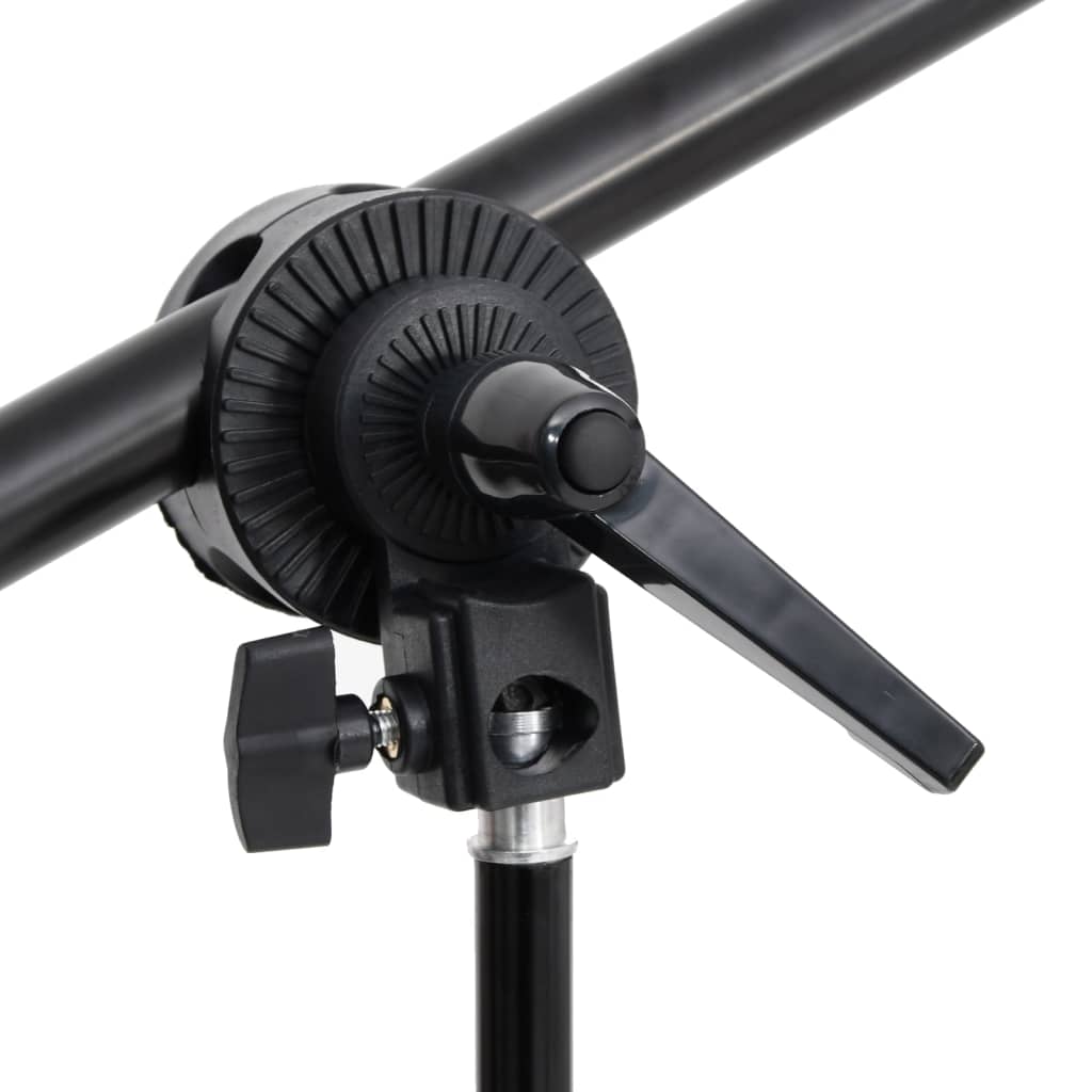 fotóstúdió-felszerelés lámpákkal és háttérrel