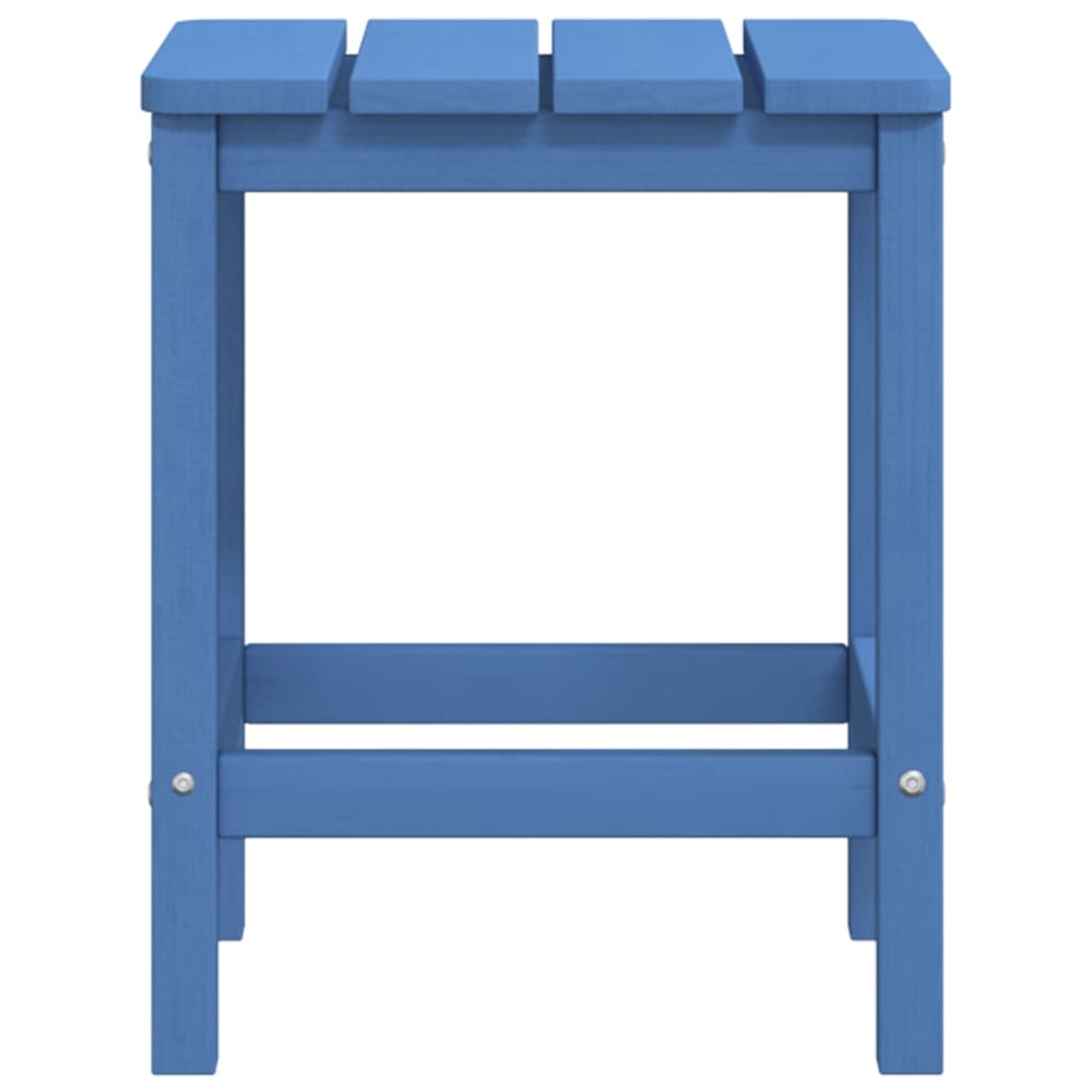vízkék HDPE kerti Adirondack asztal 38 x 38 x 46 cm
