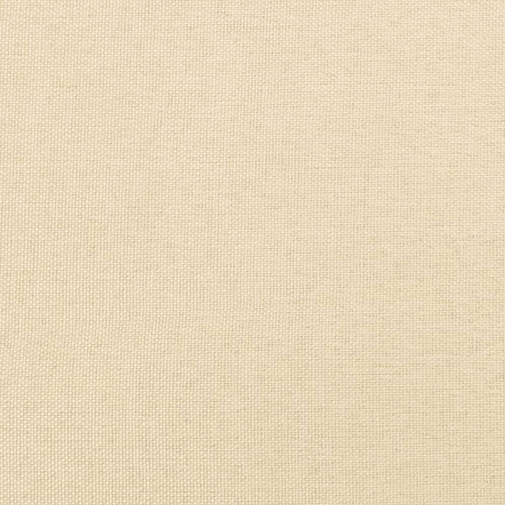 krémszínű szövet lábzsámoly 60x60x36 cm