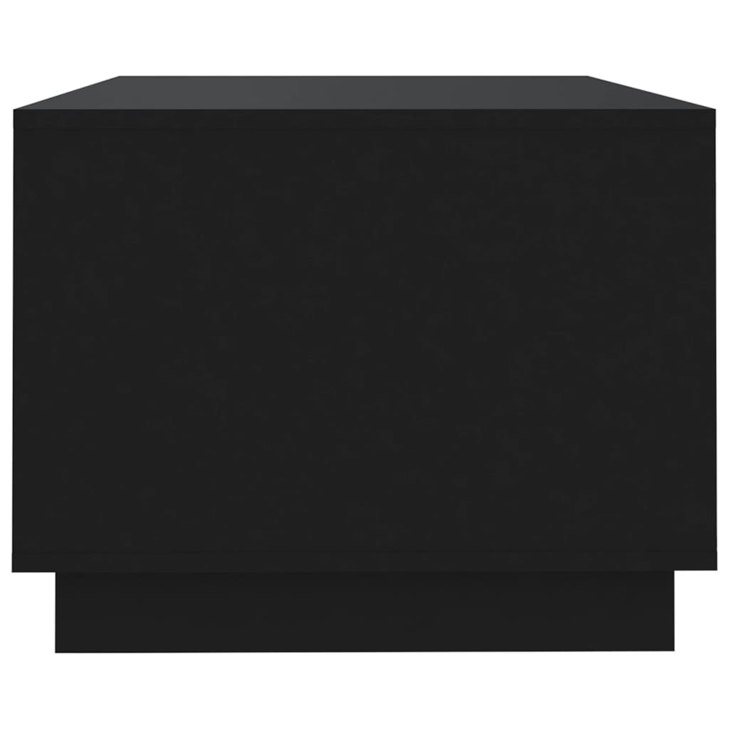fekete szerelt fa dohányzóasztal 102x55x43 cm