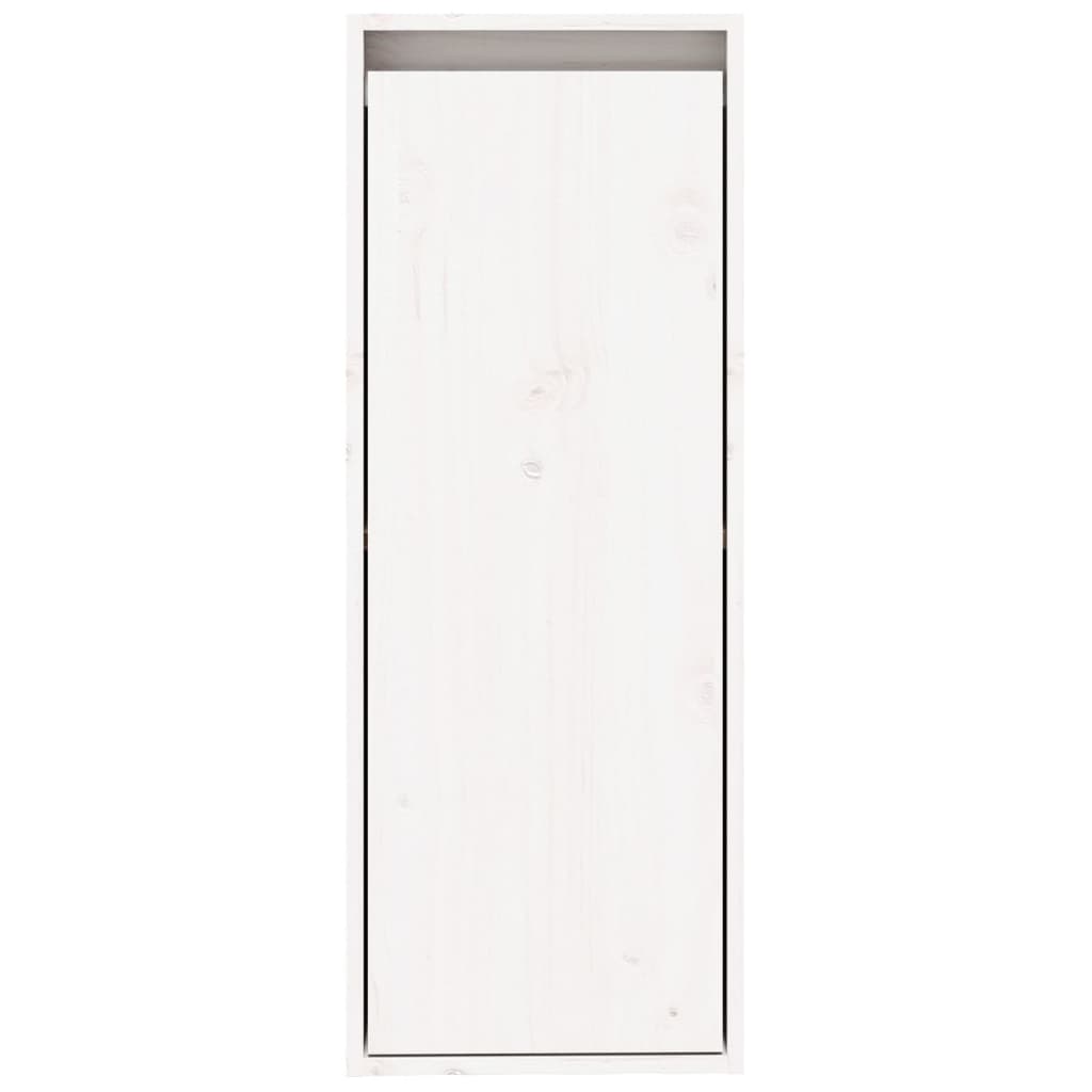 fehér tömör fenyőfa faliszekrény 30 x 30 x 80 cm