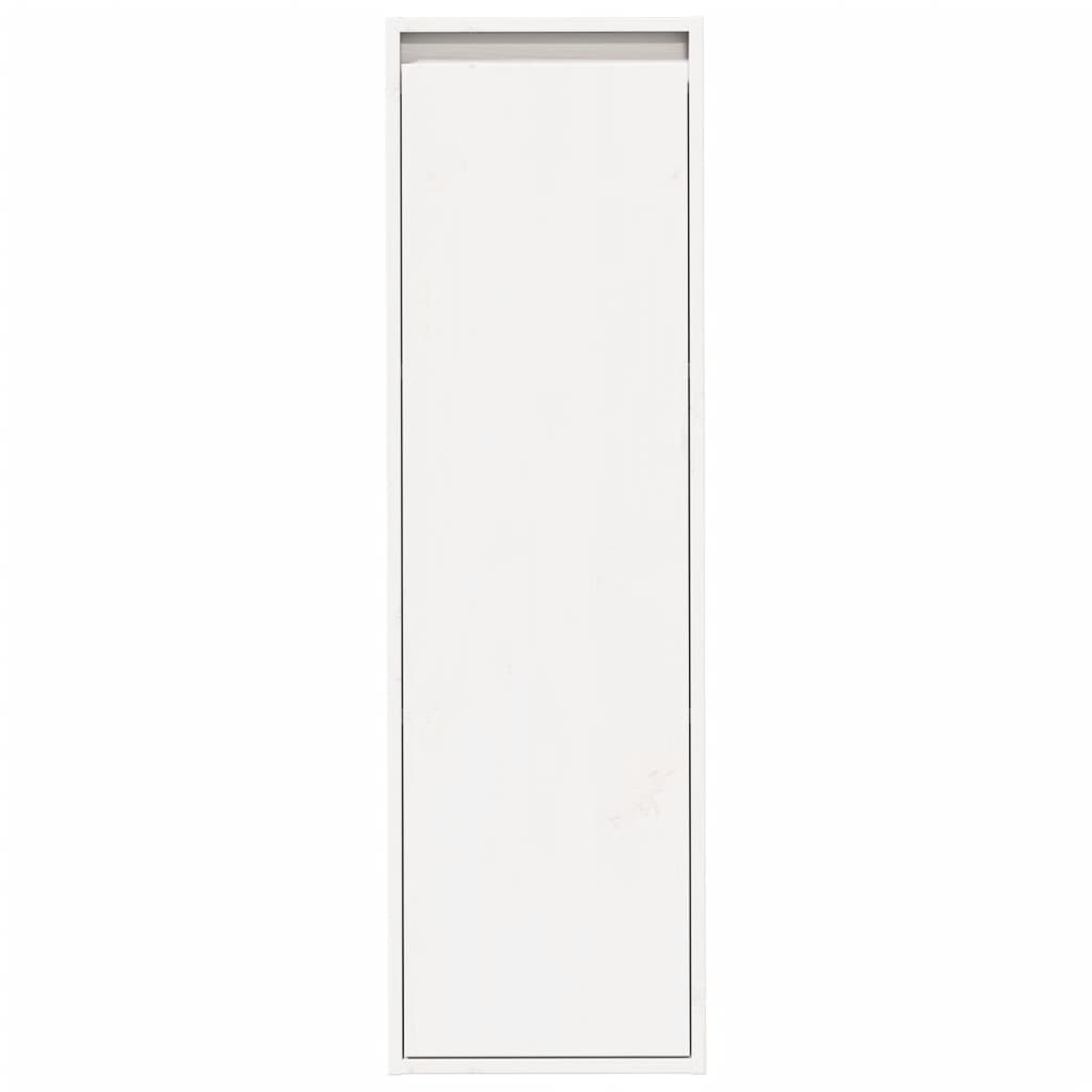 2 db fehér tömör fenyőfa faliszekrény 30 x 30 x 100 cm