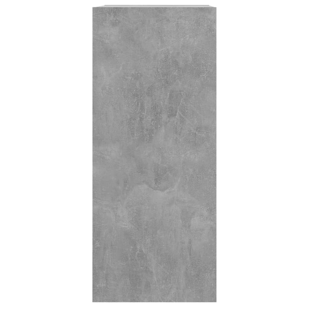 betonszürke könyvszekrény/térelválasztó 40 x 30 x 72 cm