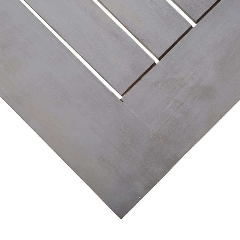 szürke tömör akácfa kerti asztal 200 x 100 x 75 cm
