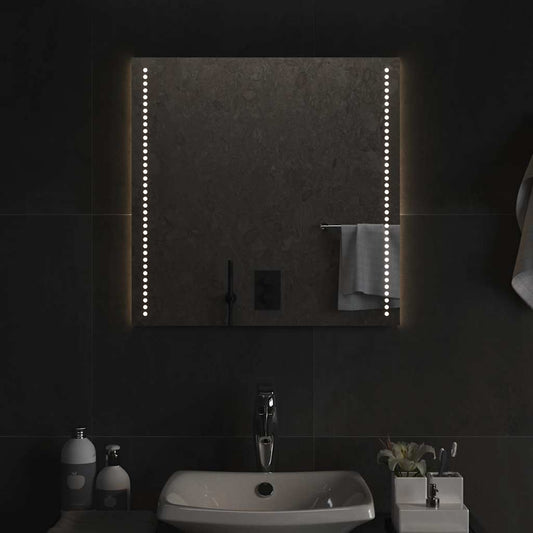 LED-es fürdőszobatükör 60x60 cm