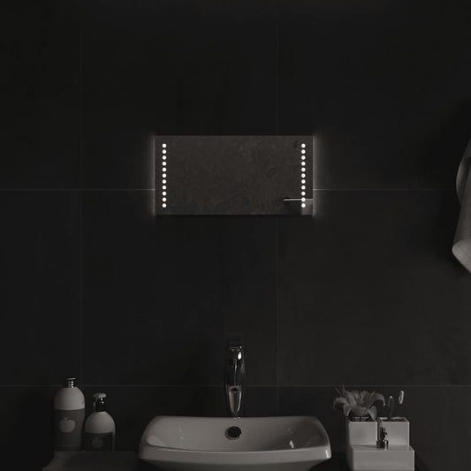 LED-es fürdőszobatükör 40 x 20 cm
