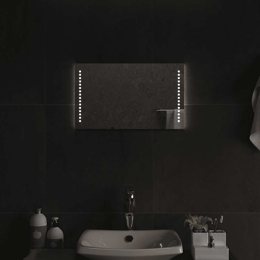 LED-es fürdőszobatükör 50x30 cm
