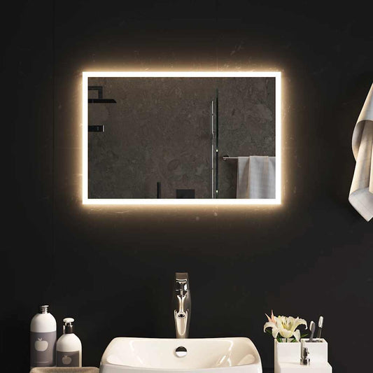 LED-es fürdőszobatükör 60x40 cm